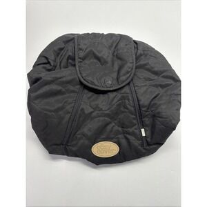 Cozy Cover Infant Car Seat Cover Black Fleece Winter‎ Warm Zippered